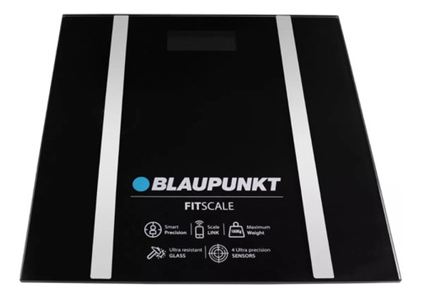 Balanza Digital Piso Pie Blaupunkt Fit Scale Vidrio Neg 180k 0