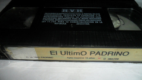 Vhs El Último Padrino 0