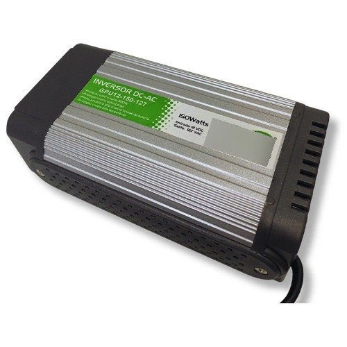 Inversor De Tensão 150 Watts, Onda Modificada Gpu12-150-127 1