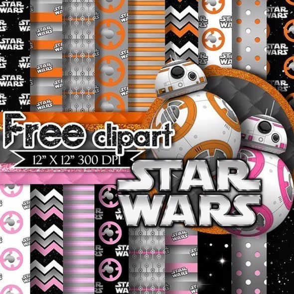 Kit Imprimible Star Wars   18 Fondos Ver Promo 1