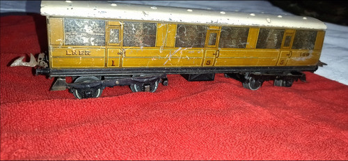 Juguete Antiguo Coleccionable Bagon De Pasajeros Meccano Ltd 1