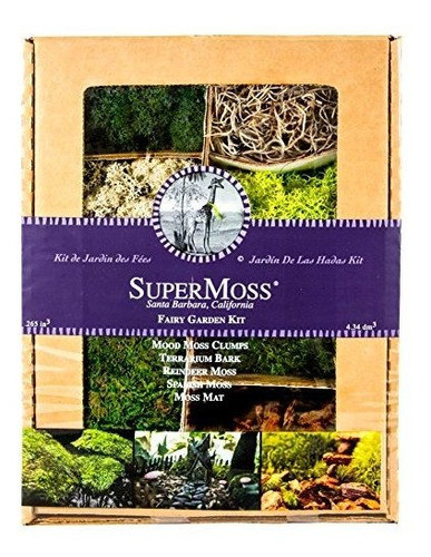 Supermoss 50310 Fairy Garden Kit Mixed Mosses 4oz 0