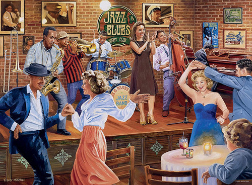 Puzzle Bailando Jazz 500 Piezas- Ravensburger 0