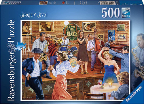 Puzzle Bailando Jazz 500 Piezas- Ravensburger 1
