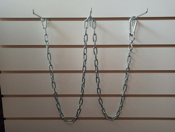 Cadena De Atar Soldada 4,0 Mm X 1,70 Mts. Con Mosquetón Oval 1