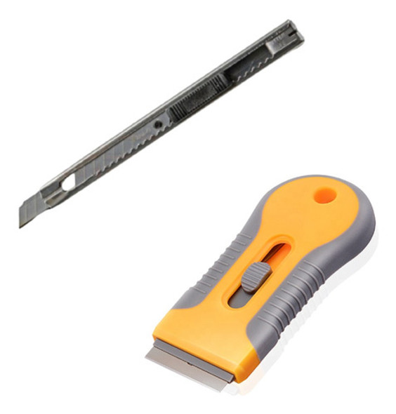 Cutter Metalico 9mm Y Rasqueta Scraper Raspador 0 Cutter Metalico 9mm Y Rasqueta Scraper Raspador 0