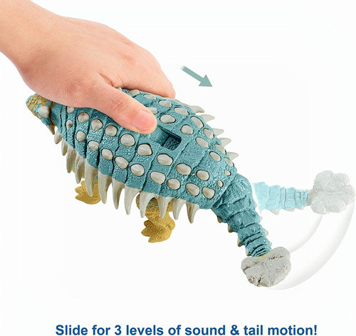 Dinosaurios Jurassic World Roar Attack Ankylosaurus Bumpy 1