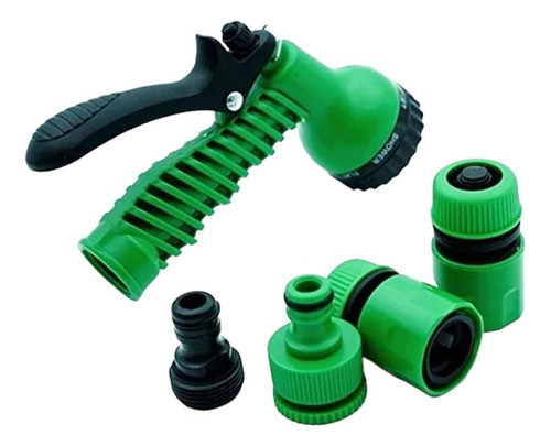 Pistola De Riego Ajustable Con 7 Patrones Jardin Lavado 0
