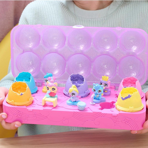Hatchimals Alive Set Huevera 5 Figuras C/accesorio Mundotoys 1