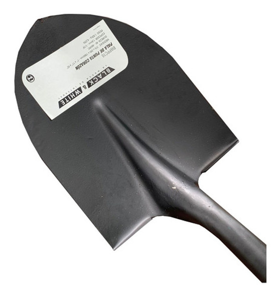 Pala Fibra De Vidrio Punta Corazón 1.8mm Black&white 0 Pala Fibra De Vidrio Punta Corazón 1.8mm Black&white 0