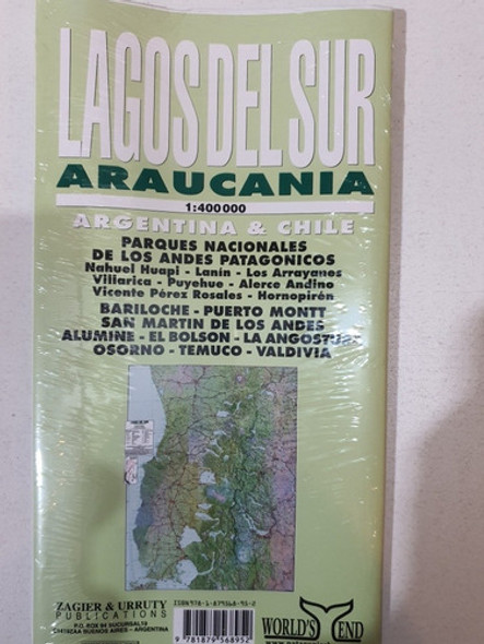 Mapa Lagos Del Sur- Araucania 0