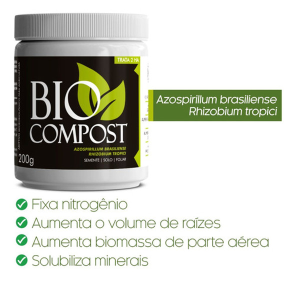 Inoculante Biocompost - Azospirillum Milho Soja Bactérias 1
