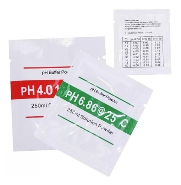 Saches Para Calibração De Medidor De Ph Digital 1