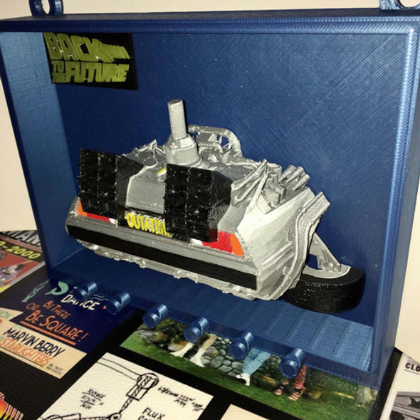 Porta Llaves Cuadro Back To The Future 1 Porta Llaves Cuadro Back To The Future 1