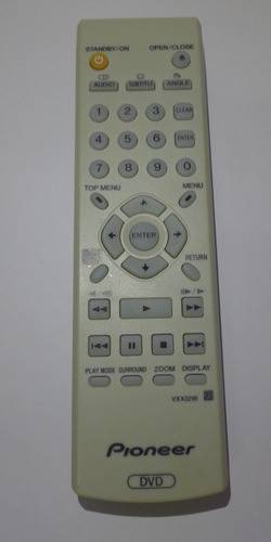 Controle Remoto Original Dvd Pioneer Vxx3216 Funcionando 0