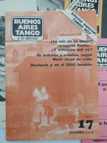 4 Revistas Buenos Aires Tango Y Lo Demás Pugliese Borges 1