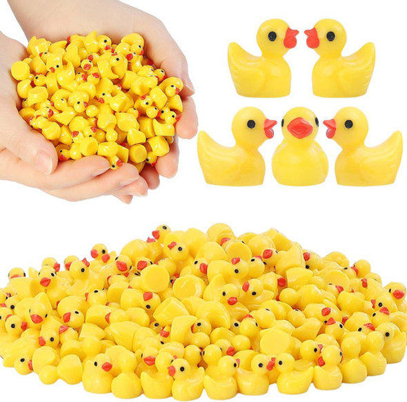 Muñecos De Patitos De Resina Miniatura Para Decoración 0