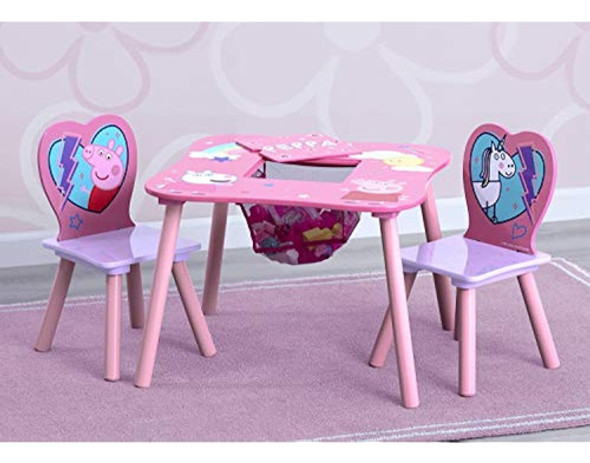 Juego De Mesa Y Silla Para Niños Delta Children Con Almacena 1