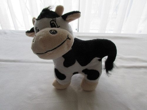 Peluche De Vaca, Muy Suave!!, 18 Cm, Casi Nuevo!!!, Impecabl 0