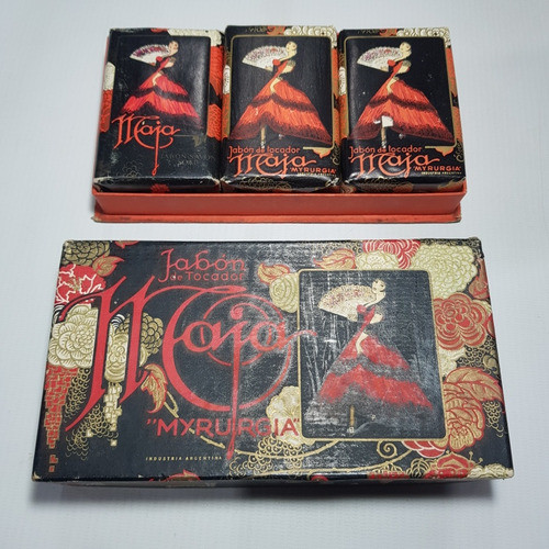 Antigua Caja Jabones La Toja Maja Completa Mag 59987 1