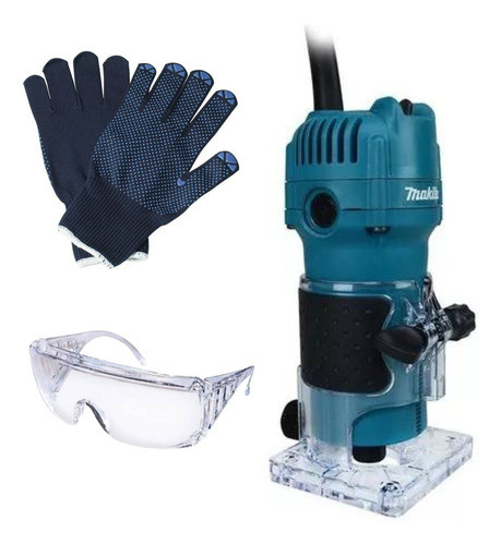 Router Fresadora De Mano 6mm Makita 530w Sc- 0