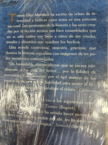 Libro:la Novela De Peron- Tomas Eloy Martinez 1