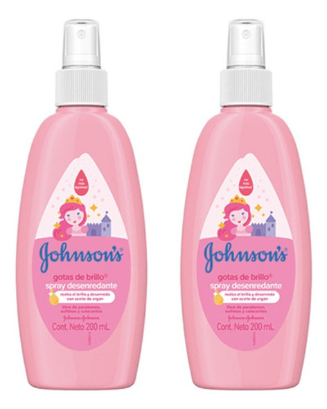 Combo Spray Para Peinar Johnsons Gotas De Brillo X2 0 Combo Spray Para Peinar Johnsons Gotas De Brillo X2 0