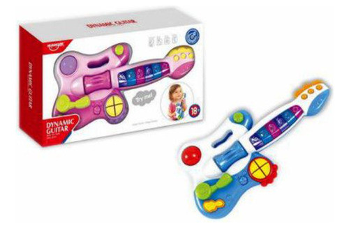 Guitarra Interactiva Con Luz Y Sonido En Caja X Unidad 11393 0