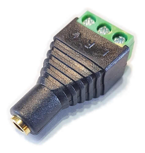 Conector Ficha Jack Miniplug 3,5 Hembra  Stereo A Bornera 1