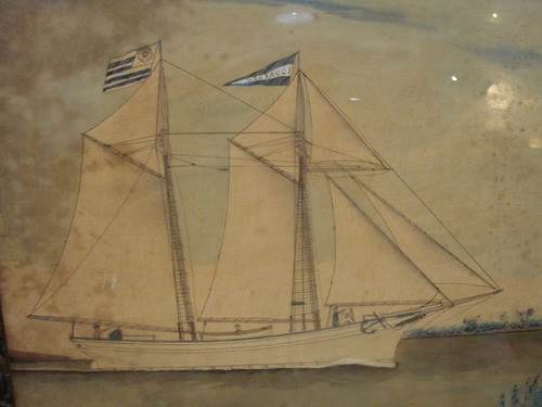 Natalio Vassallo / Barco Uruguay / Dibujo / 50 X 60 # 1659 1