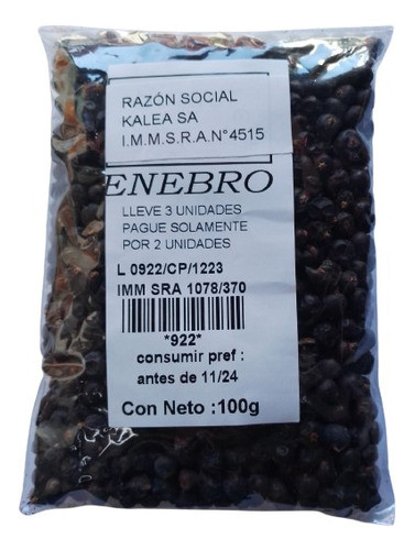 Enebro 100g Lleve 3 Pague Solo 2 0