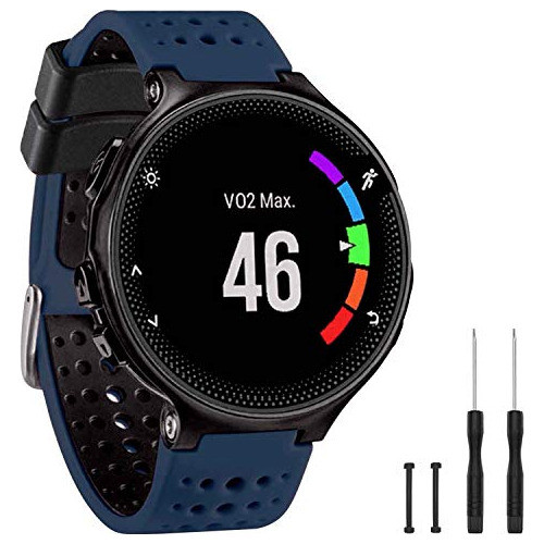 Malla Para Reloj Garmin Forerunner 235/220/230  Marino-negro 0