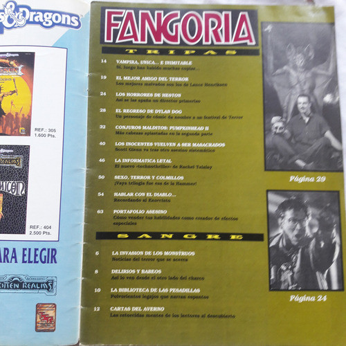 Fangoria N° 28  Edicion Zinco Abril 1994 1