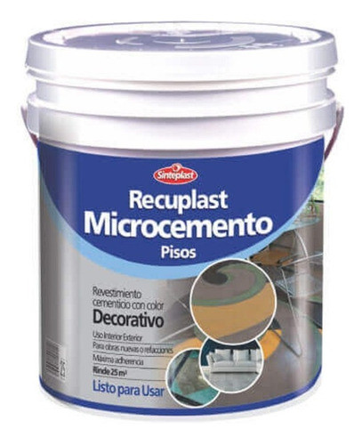 Recuplast Microcemento Base Fina 5kg 0
