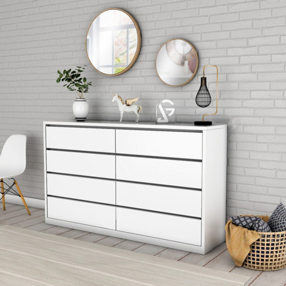 Comoda Cajonera Chifonier 140cm 8 Cajones Amplios 18mm 1