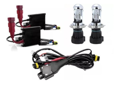 Kit Bi Xenon Gm Chevette 73/93 Farol Baixo E Alto H4/3 8000k 0