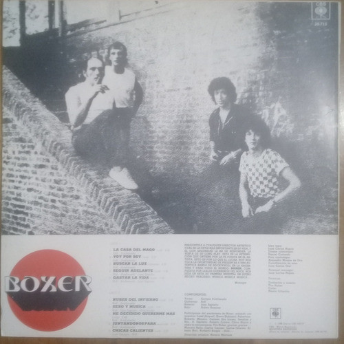 Boxer - Vivir, Crear, Crecer... - 1986 - Lp 1