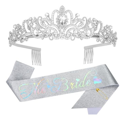 Yariew Corona De Novia Y Banda De Despedida De 0