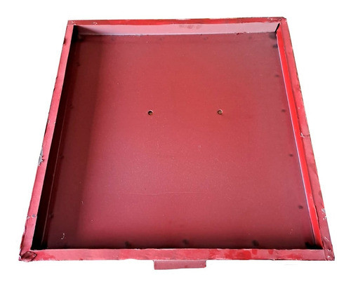 Tapa Marco Cámara Séptica Reforzada 20x20 Chapa Acero 0