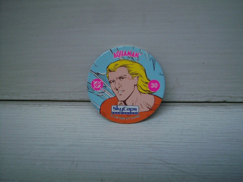 Superman . Justice League . 1993 Skycaps Skybox Tazo 30 0