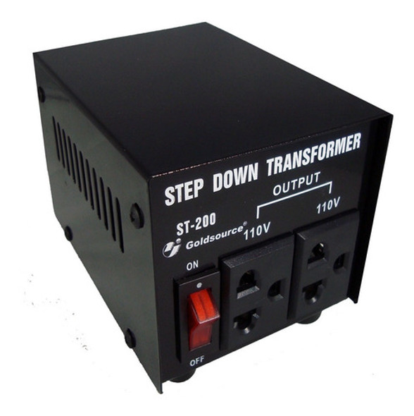 Transformador Gabinete Metálico 220 A 110 V 200 W 0