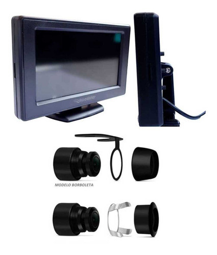 Camera De Re 2x1+ Monitor Caminhao Delivery 9.180 Tela 4.3 0