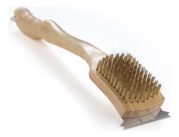 Cepillo Para Limpiar Parrillas O Barbacoas A Carbon Gas Leña 0