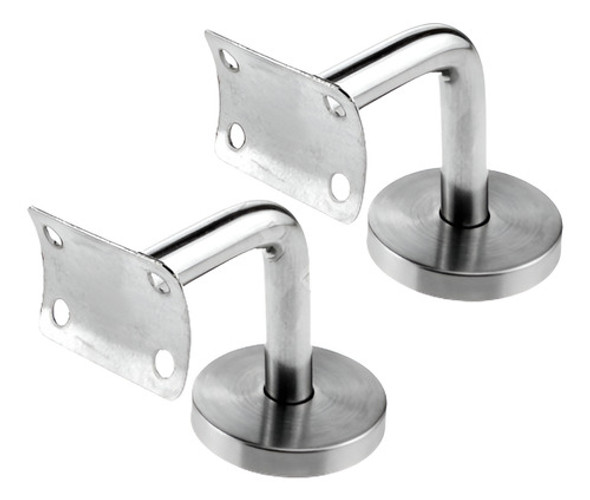 2 Piezas De Acero Inoxidable Barandilla De La Escalera Pared 0