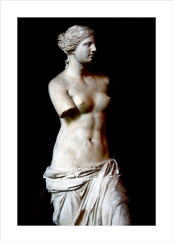 Lamina Fine Art Foto Venus De Milo Perfil 50x70 Cm Myc Arte 0