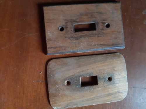 Plaqueta Para Llaves De Luz Usadas Por Lote De 2!!! 0