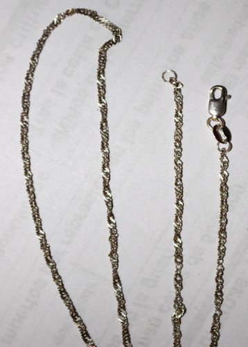 Cadena De Plata 925 45 Cm 1,3mm   Tiene Un Arreglo 1