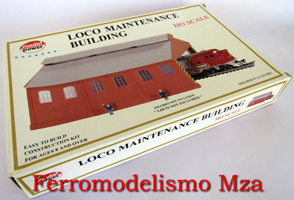 Model Power - Galpón Locomotoras P/ Armar - 553 - Caja - H0 1