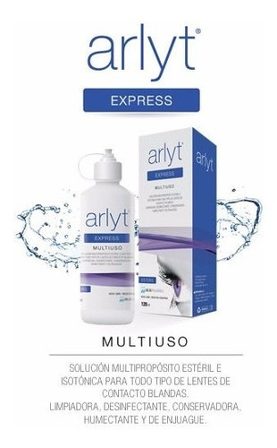 Arlyt Express - Limpiador P/lentes De Contacto Blandas 240ml 0