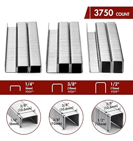 Arrow Kit De Pistola De Grapas Resistente T50, 1